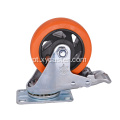 Roda de base em PVC com travamento total